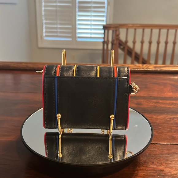 🏆MICHAEL KORS Whitney Small Rainbow Quilted Leather Chain Wallet - Picture 3 of 13